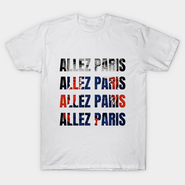 Allez Paris T-Shirt by Providentfoot